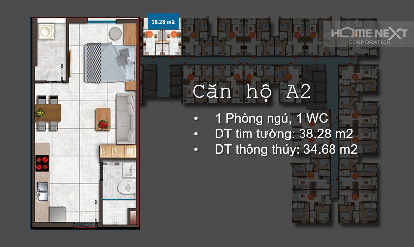 HappyOne 1 bedroom layout small