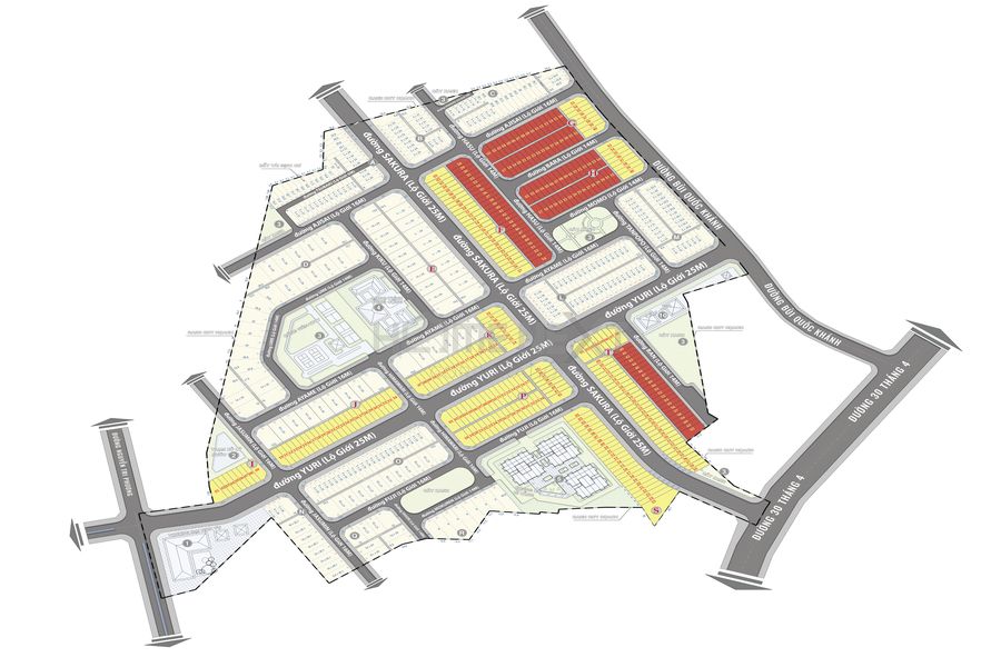 the blueprint of Takara Residence