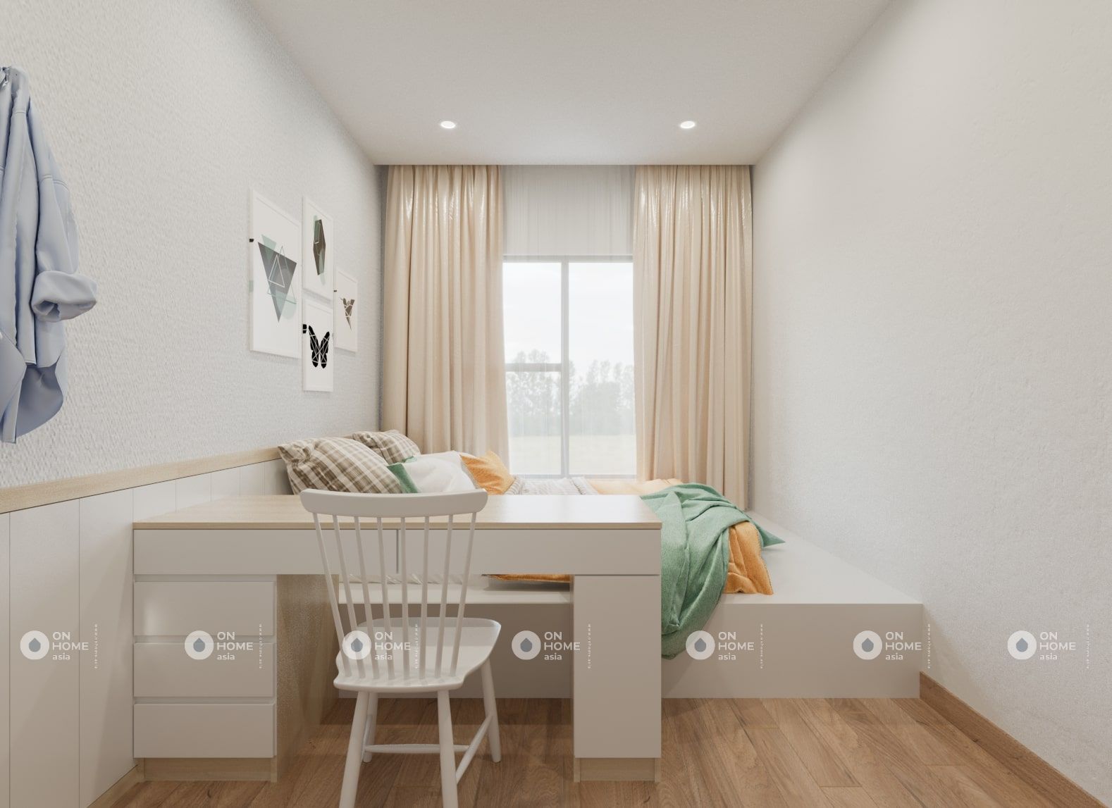 bedroom of 1 bedroom apartment 