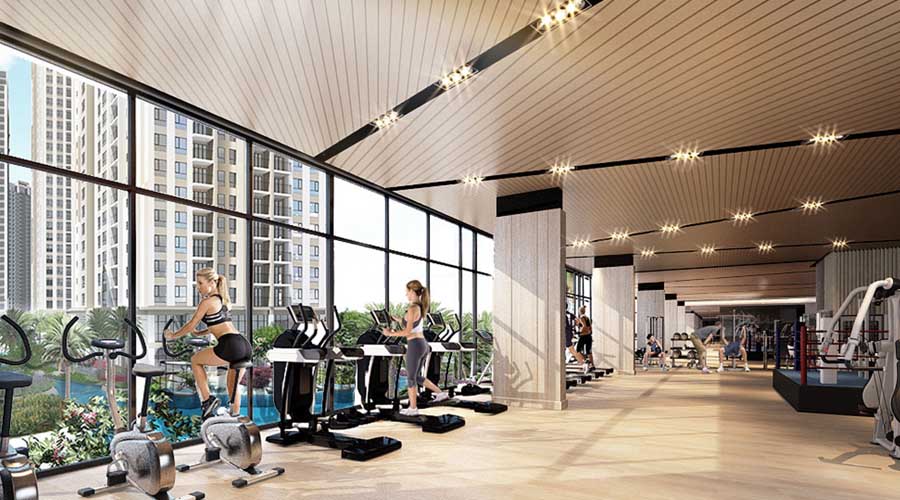 Gym Area at Opal cityview project