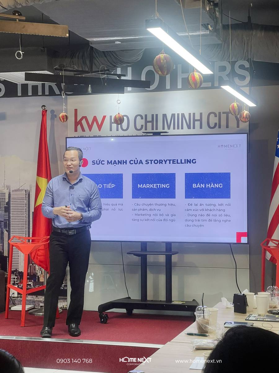 Workshop “Nghệ thuật kể chuyện trong bán hàng Bất động sản” tại Keller Williams Ho Chi Minh City