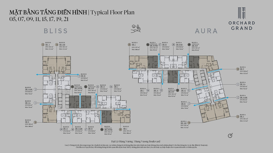 Floor Plan Orchard Grand